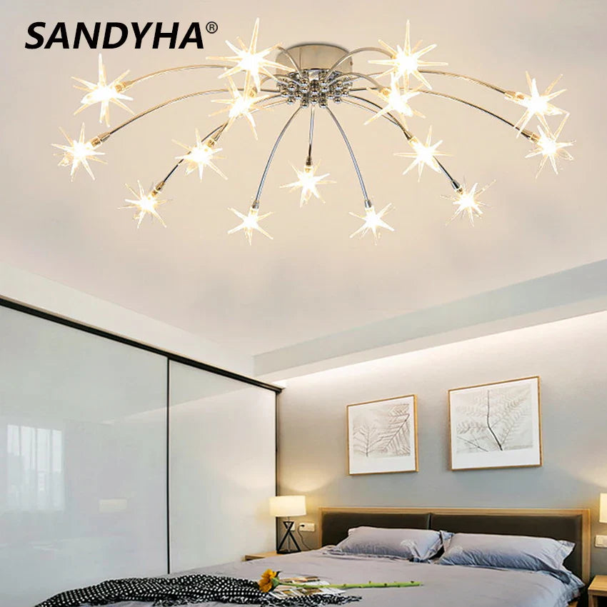 Moderne elegante sterrenbeeld hanglamp