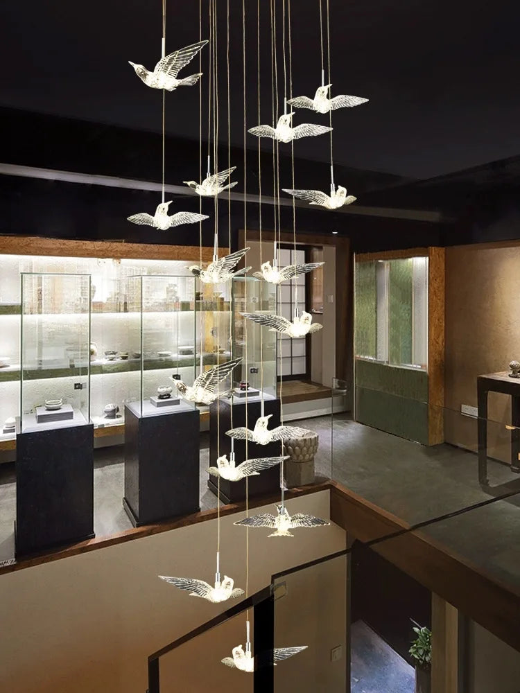 minimalistische acryl hanglamp voor moderne binnenverlichting
