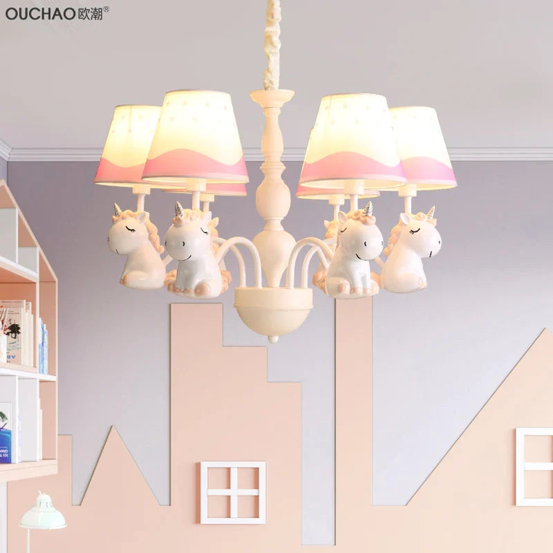 eenhoorn plafondlamp voor kinderdagverblijf en slaapkamer
