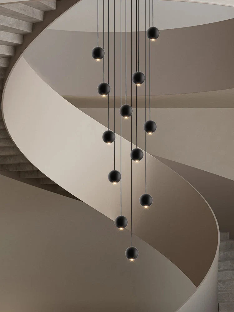 decoratieve ronde orb-design kroonluchter voor penthouse