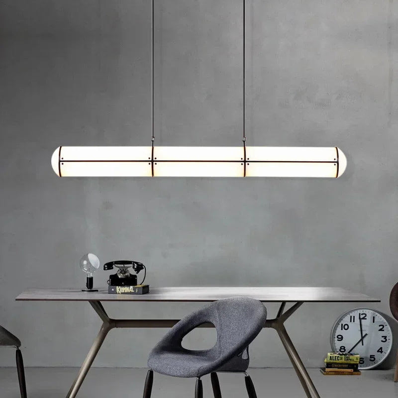 retro minimalistisch Italiaans design kroonluchter met acryl hanglampen