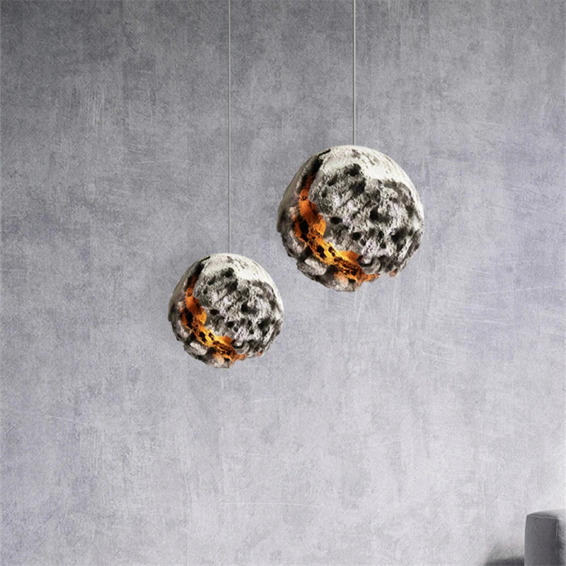 Elegant wabi-sabi beton design kroonluchter