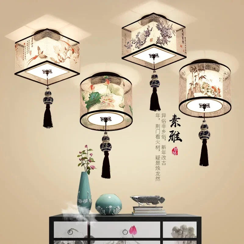 Elegante moderne Chinese Lotus kroonluchter