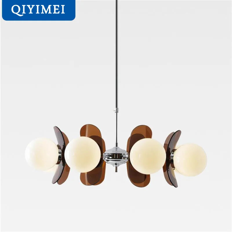 Helder eigentijds hangend design kroonluchter