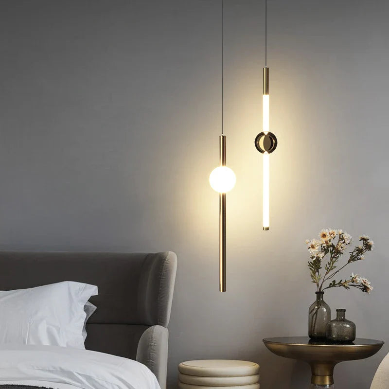 moderne minimalistische noordse kroonluchter voor restaurant en bar