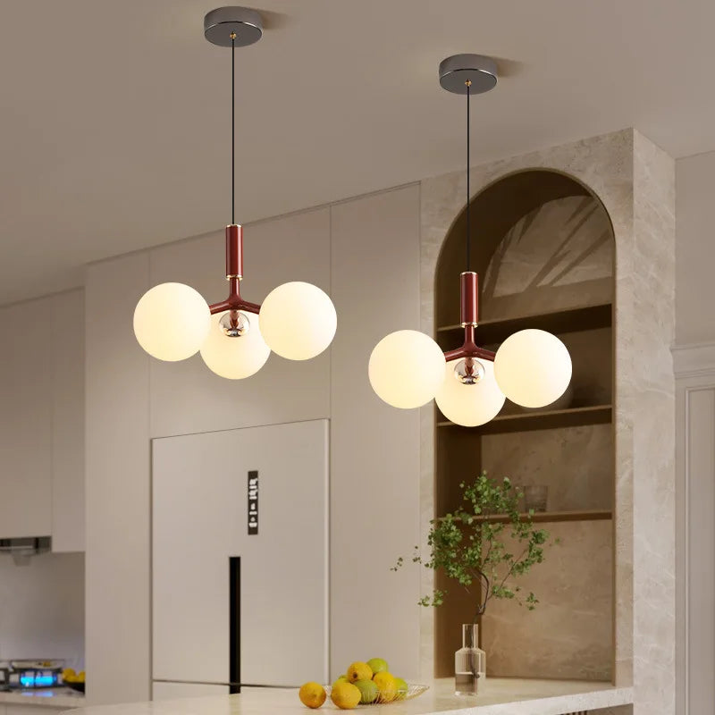 moderne minimalistische noordelijke magic bean 9 led hanglamp