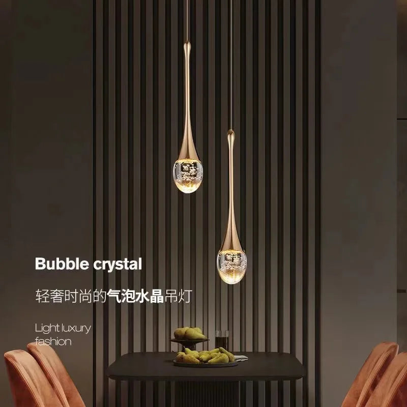 luxe kristallen bubbelkroonluchter voor moderne decoratie