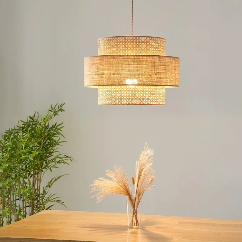 Handgemaakte LED-kroonluchter, elegant en natuurlijk