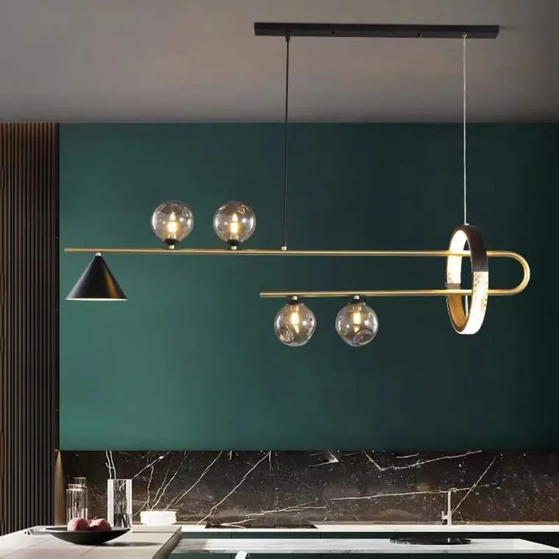 Elegant en minimalistisch Scandinavisch kroonluchter