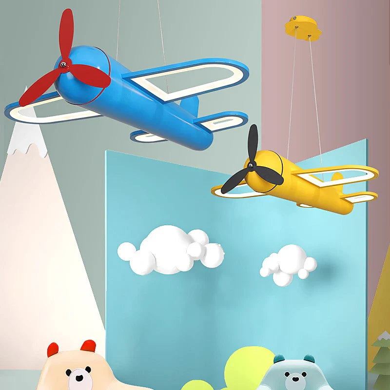 creatieve helikopterkroonluchter voor kinderkamer en jongeren