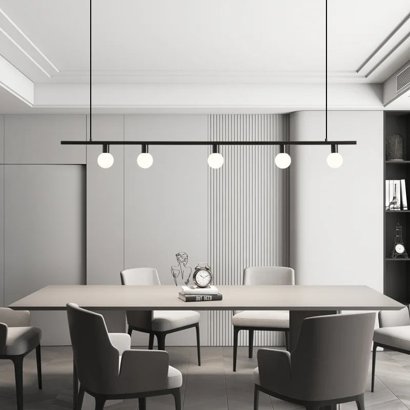 minimalistische messing kroonluchter voor bar en restaurant met verstelbare kabel