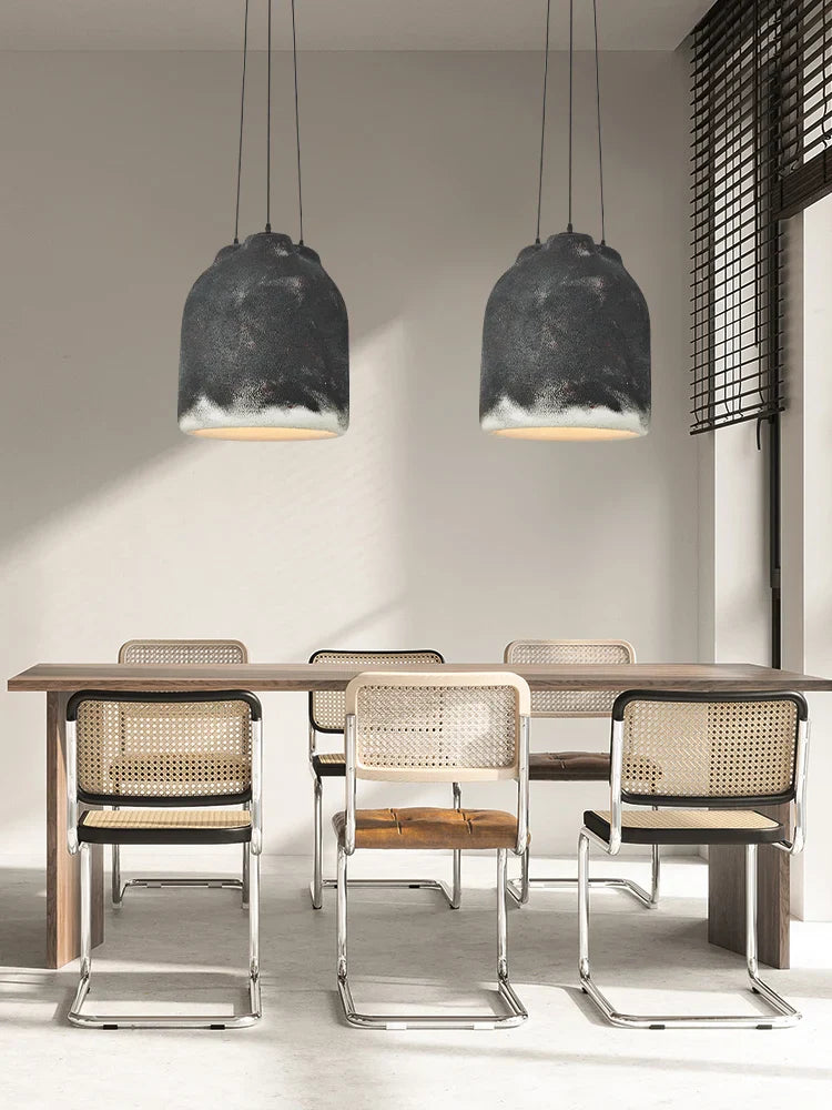 Minimalistische Wabi Sabi LED kroonluchter
