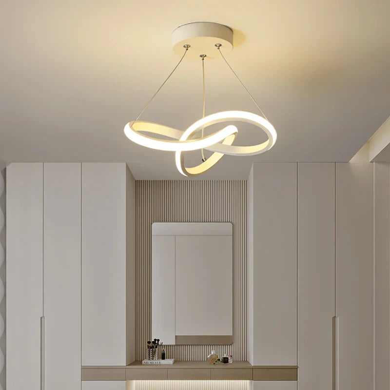 creatieve eenvoudige design led-kroonluchter voor moderne binnenhuisdecoratie