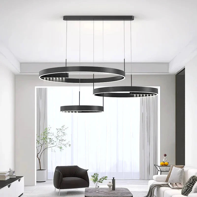 eenvoudige moderne led-kroonluchter voor binnenverlichting