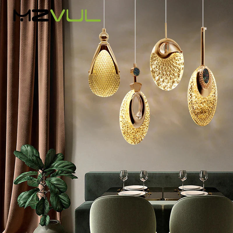 Plafond LED en Scandinavische kristallen kroonluchter woonkamer slaapkamer nachtkastje hanglamp decoratie voor thuis plafondverlichting hanglamp
