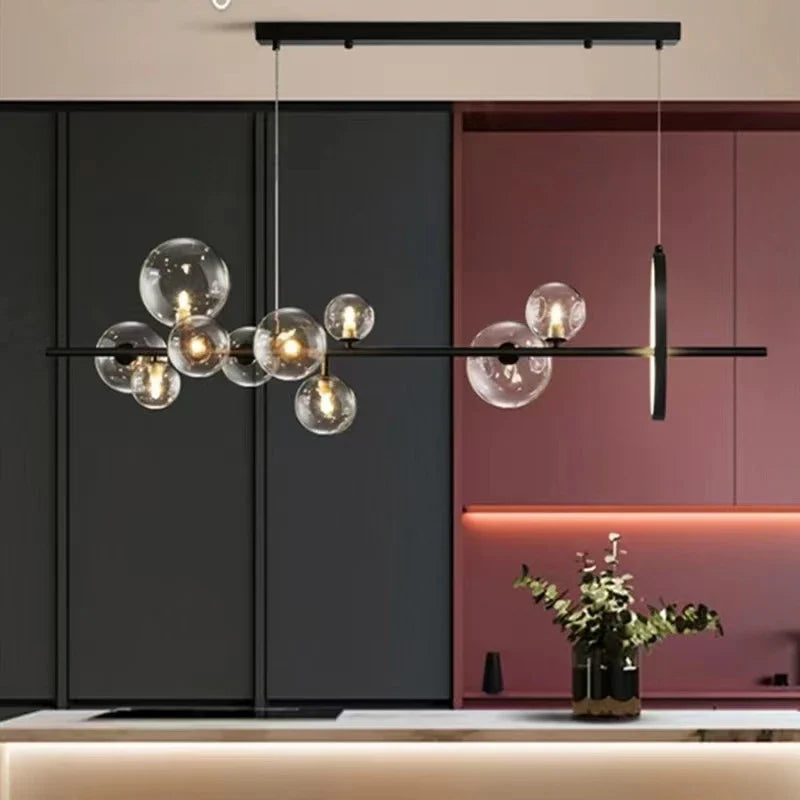 Noordse design glazen kroonluchter voor moderne decoratieve verlichting