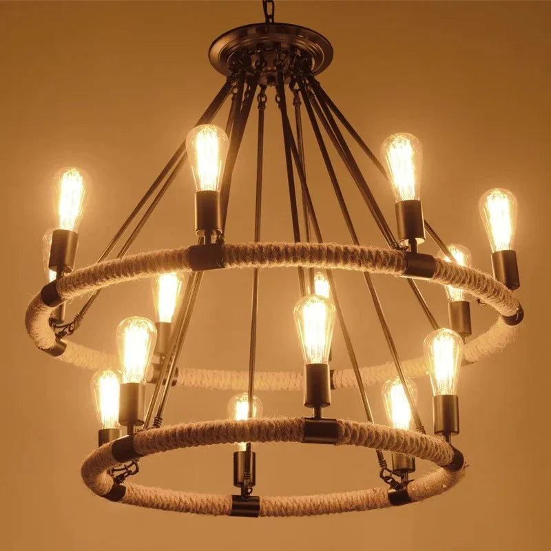Elegante eigentijdse retro hanglamp