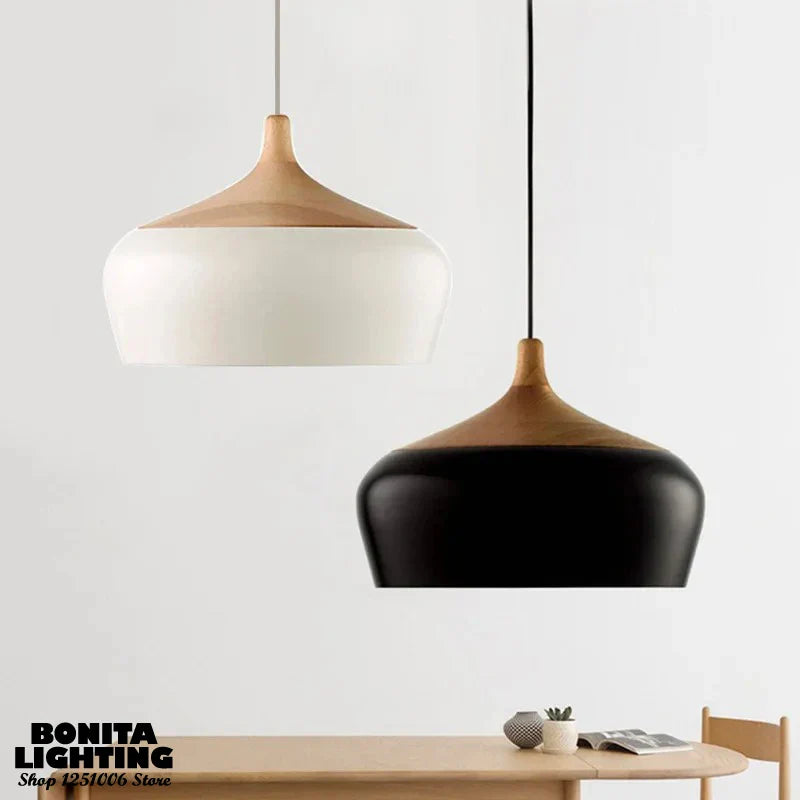 noordse houten design kroonluchter voor moderne verlichting