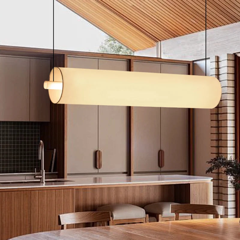 minimalistische moderne stoffen hanglamp voor restaurant en banket