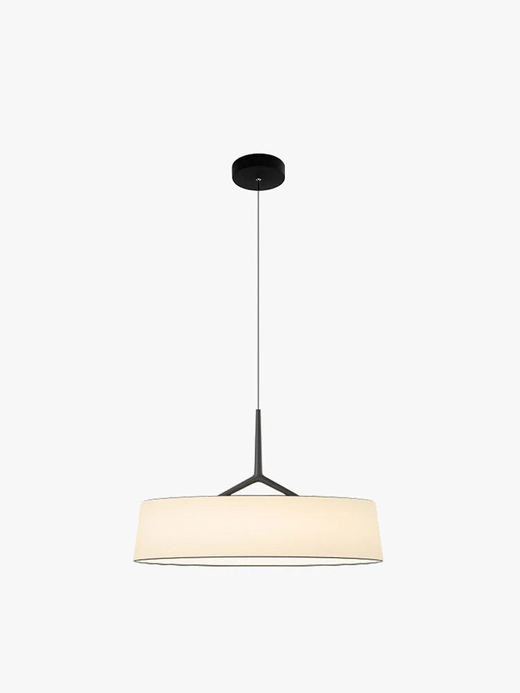 LED-kroonluchter met Japans stoffen design, elegant