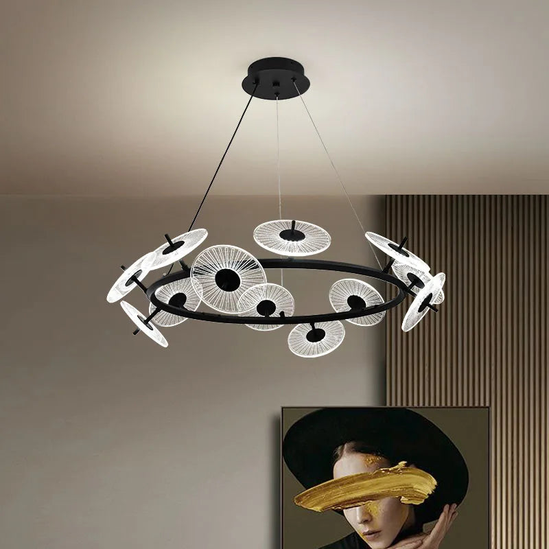 moderne kroonluchter voor elegante binnenverlichting met design