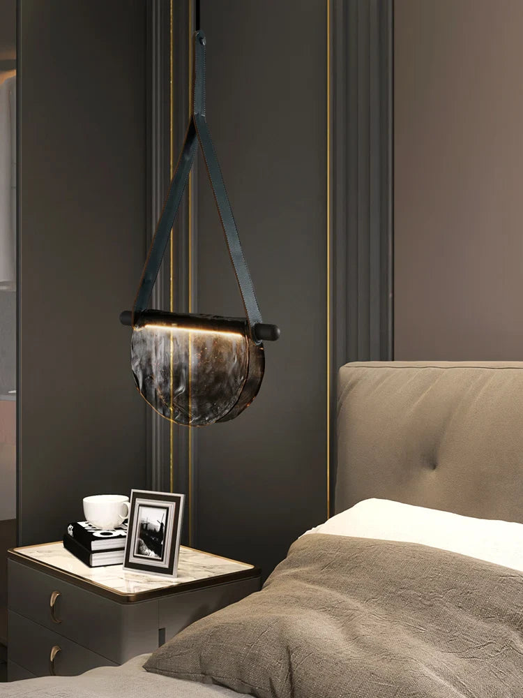postmoderne nachtlamp met riem kleine noordse minimalistische kunst lampenkroonluchter