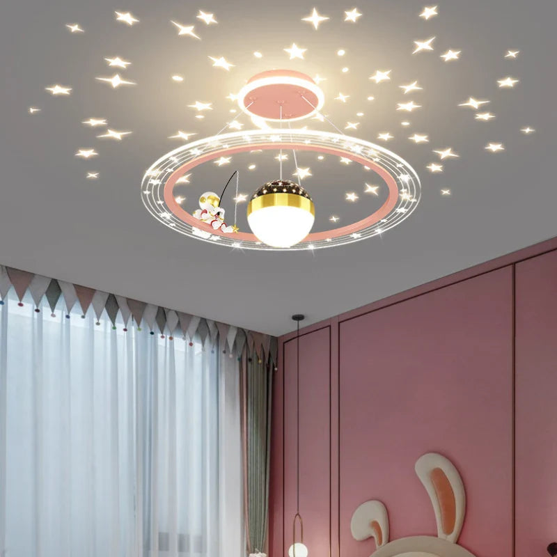 astronaut hanglamp creatieve decoratie voor kinderkamer, tekenfilm