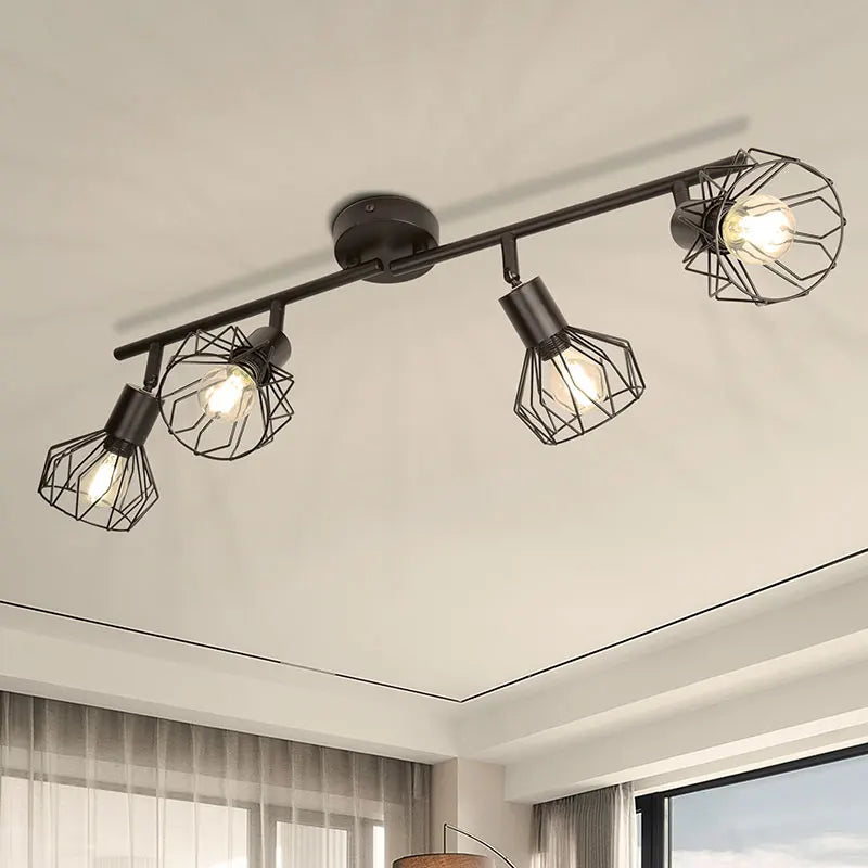 metalen led-kroonluchter met verstelbare hoek voor decoratieve binnenverlichting