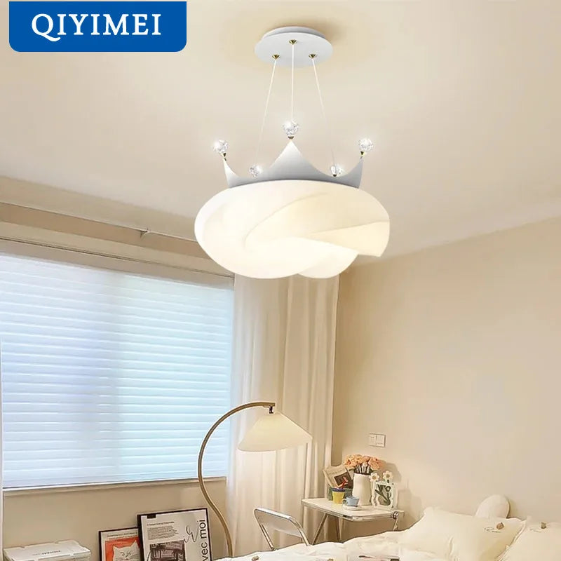 moderne led-kroonluchter in kroonvorm voor binnenhuisdecoratie