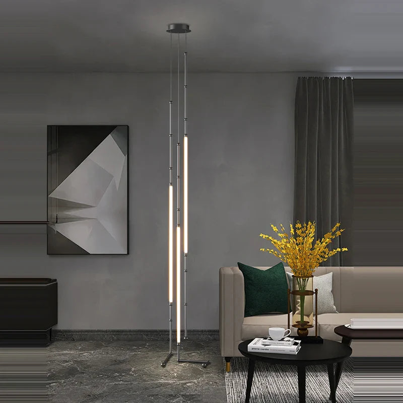 hangende art deco design kroonluchter met led