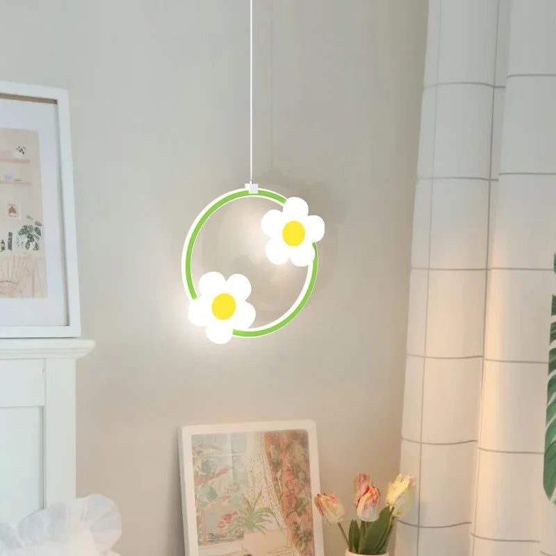 bloemkroonluchter hanglamp voor meisjes babykamer