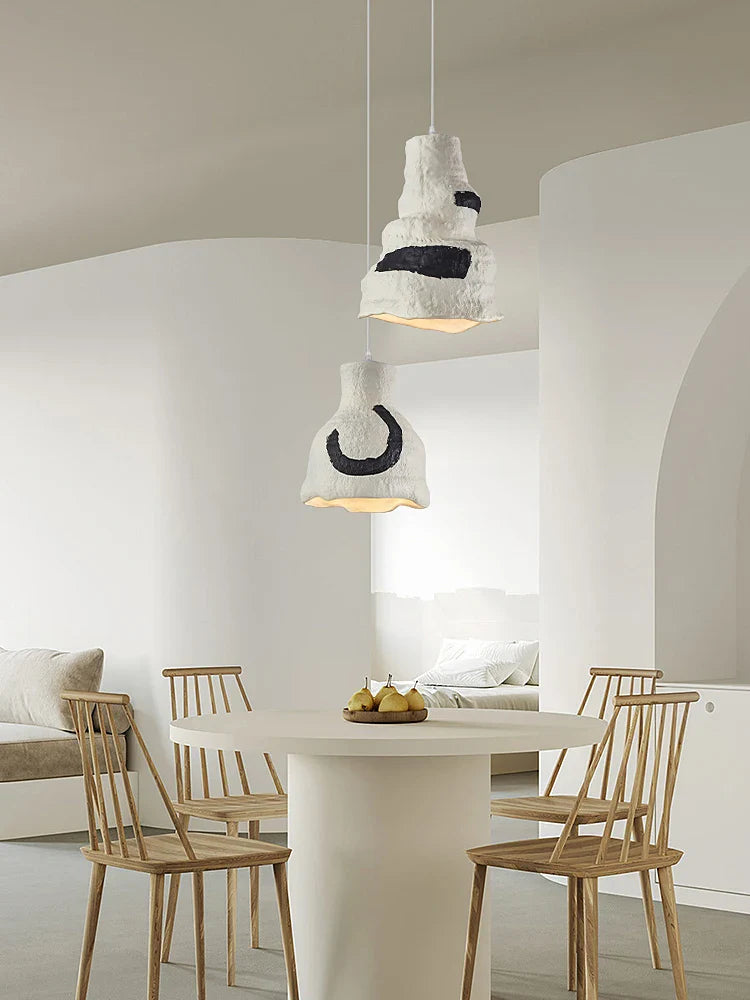 minimalistische nordische wabi-sabi led-lamp voor bar, restaurant en gastgezin