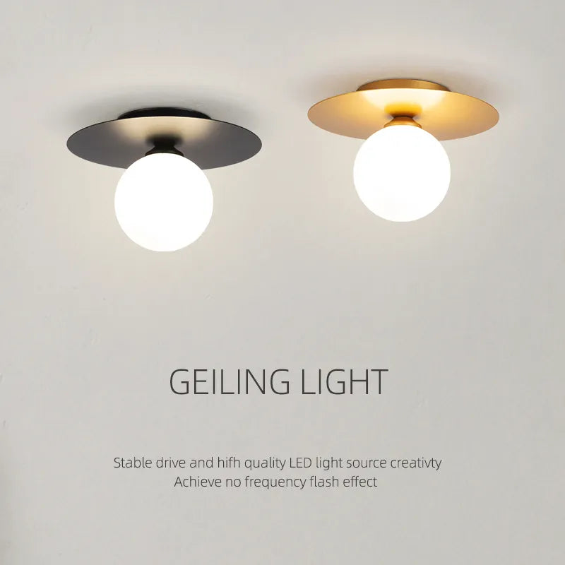 Moderne elegante noordse LED-plafondlamp