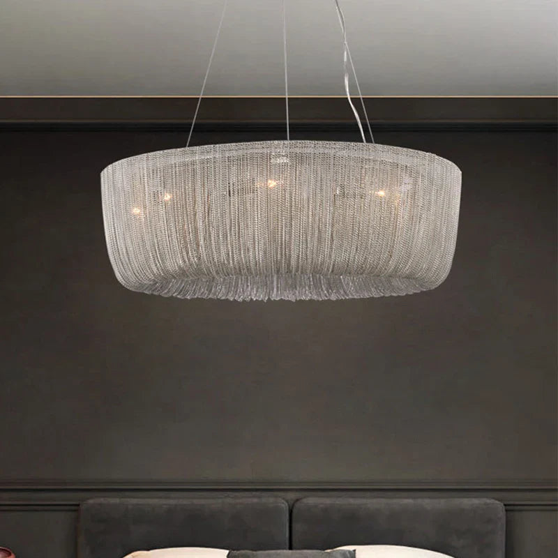 creatieve postmoderne luxe hanglamp met kwast ketting