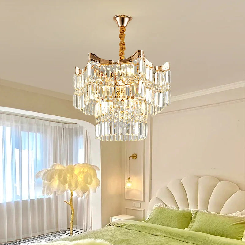 Elegante moderne kristallen kroonluchter
