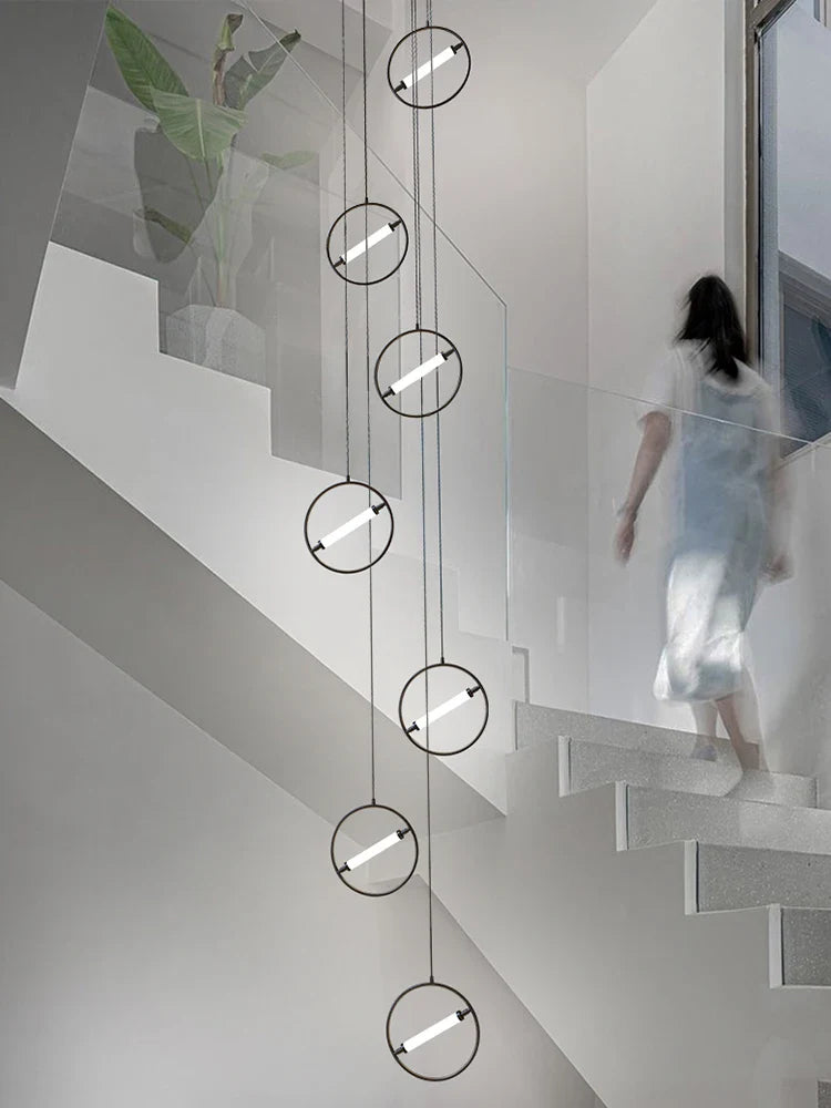 moderne led-kroonluchter voor elegante noordse verlichting