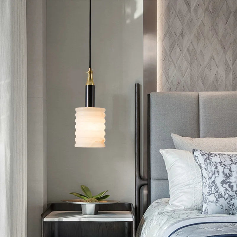Chinese marmeren hanglamp in moderne minimalistische stijl voor restaurant en bar