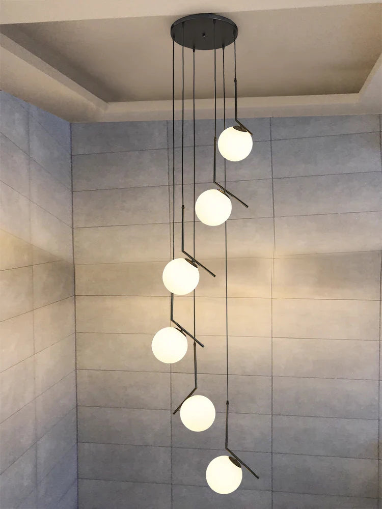 Elegante Scandinavische bol hanglamp