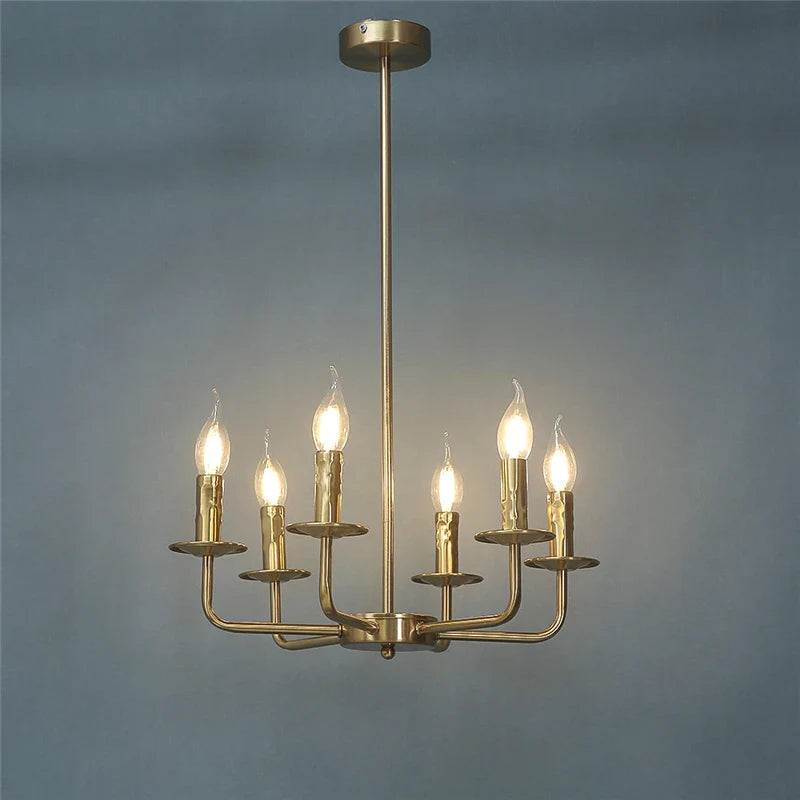 Moderne en elegante ijzeren kroonluchter