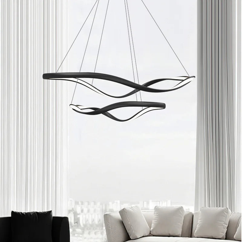 Moderne elegante hangende LED-kroonluchter