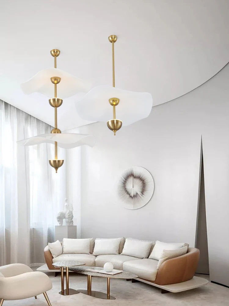minimalistische noordse acryl designlamp voor restaurant en café