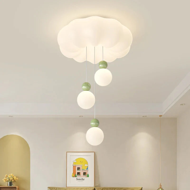 moderne wolkenlampenkap voor kinderkamer romantisch en warm