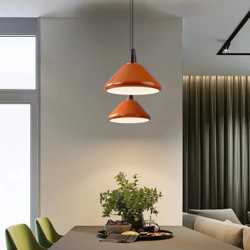 moderne macaronen led-kroonluchter voor een elegant interieur
