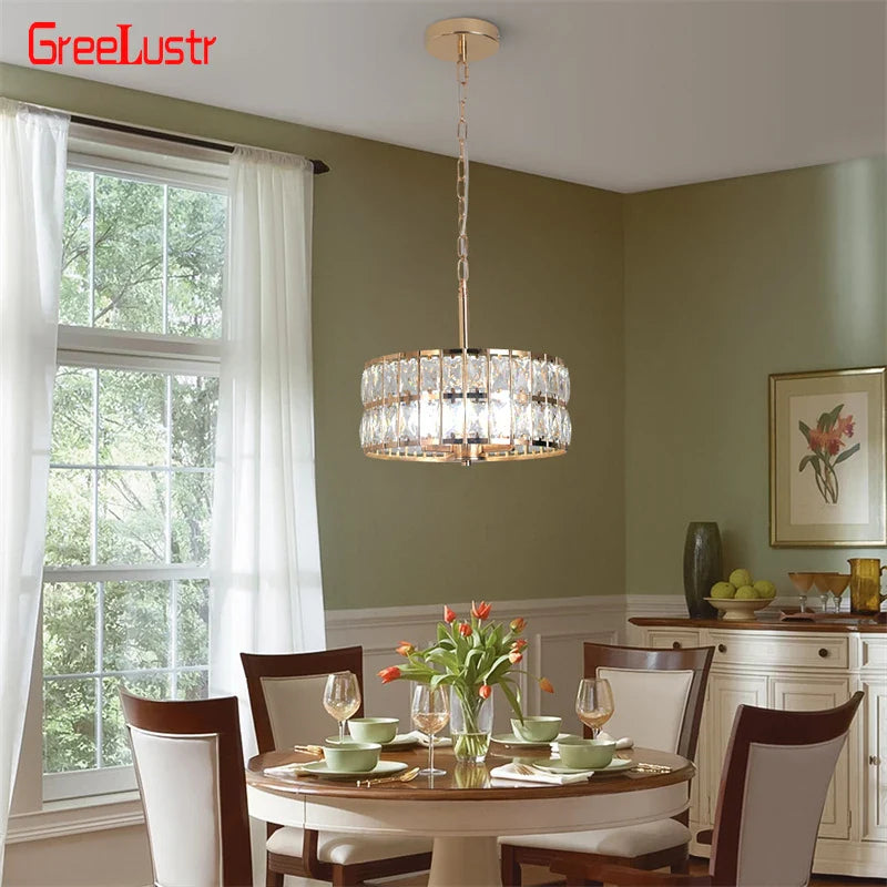 luxe kristallen hanglamp voor huisdecoratie