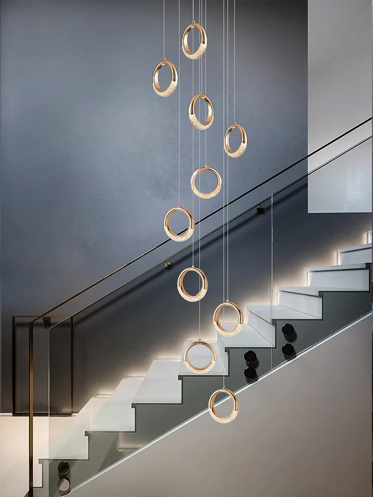 moderne led-designkroonluchter voor elegante hangverlichting