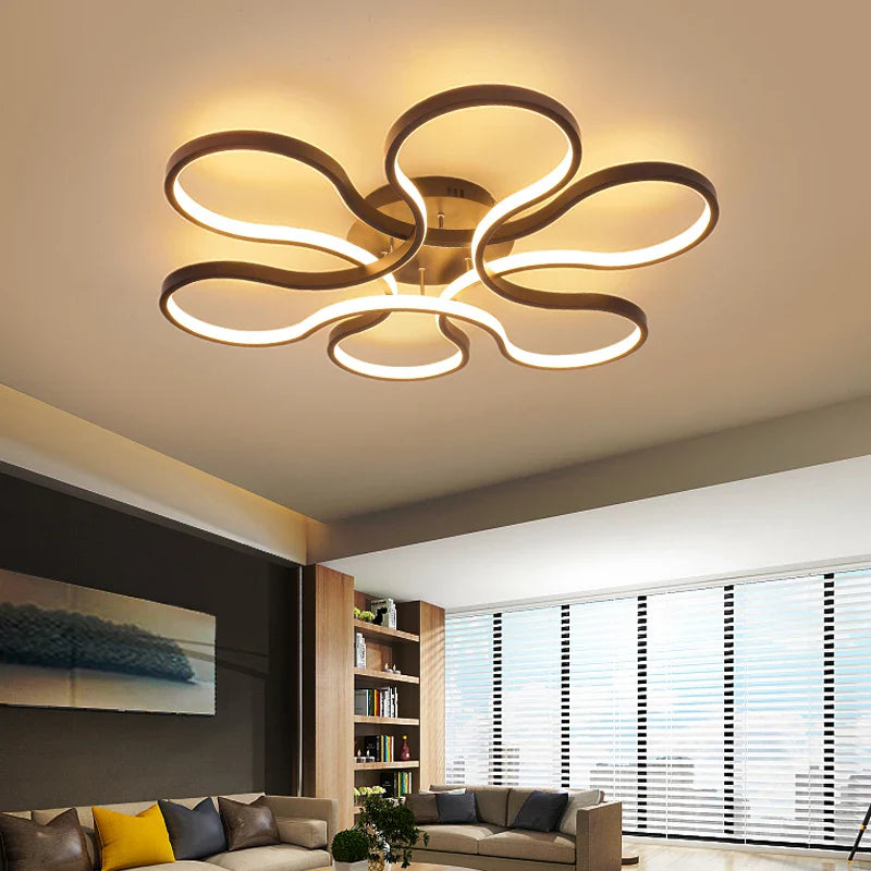 Modern elegant eigentijds kroonluchter.