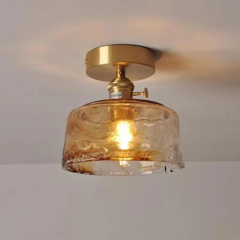 getinte glazen kroonluchter voor elegante noordelijke verlichting