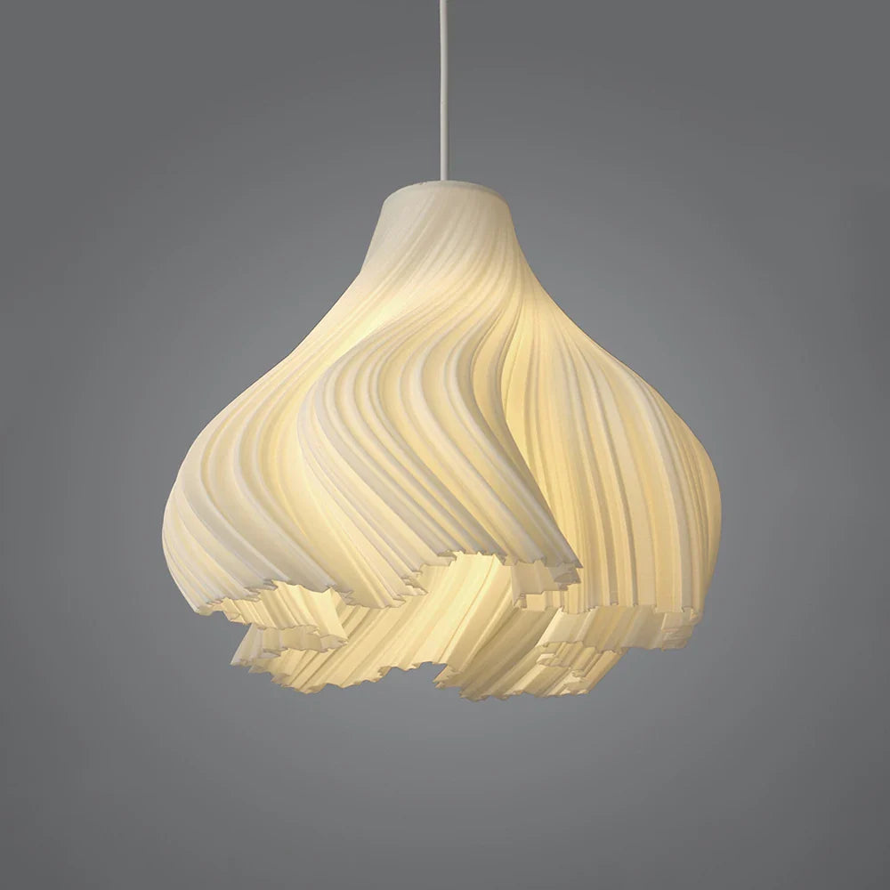 nordieke kroonluchter met 3D bloemenprint voor restaurant en bar