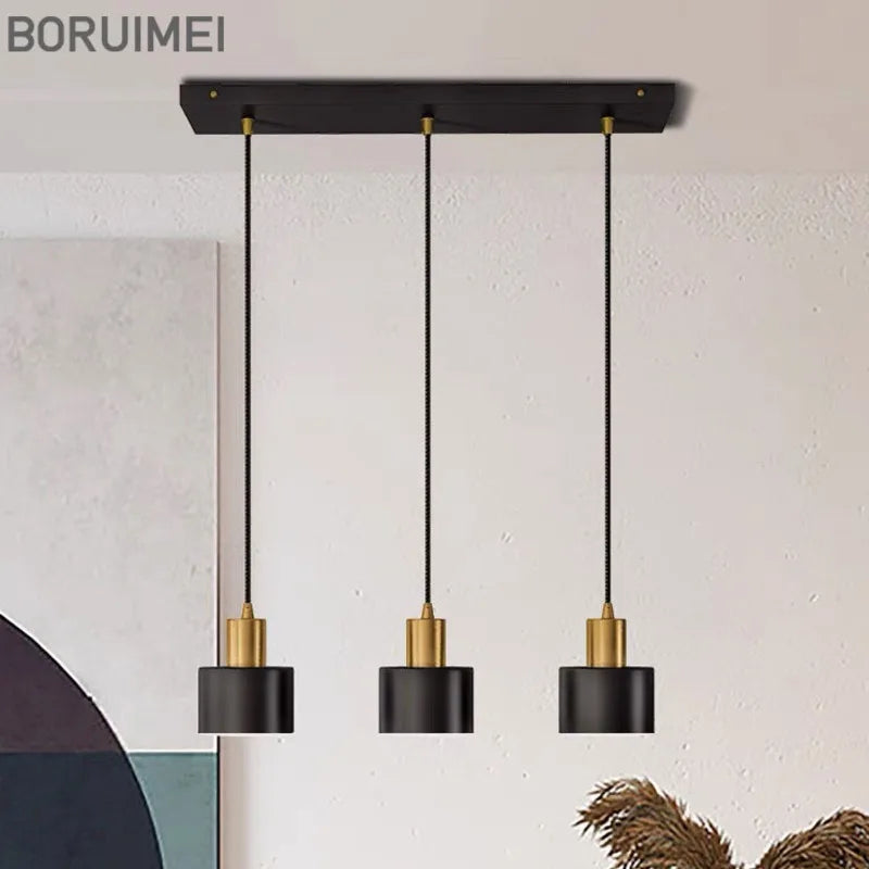 minimalistische trichromatische led lampenkroon voor binnenhuisdecoratie