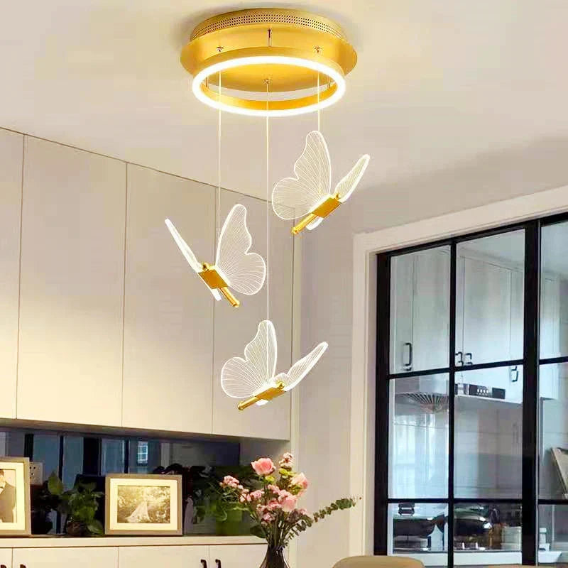 led vlinder hanglamp acryl huisdecoratie
